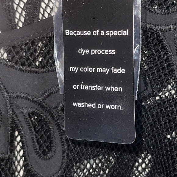 NWT-Torrid Mesh with embroidery long sleeve blouse. Size 2X Deep black color - Picture 9 of 10